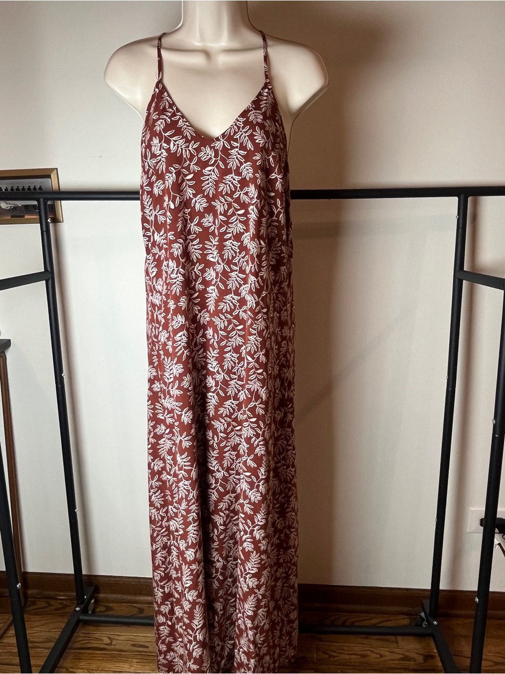 Floral Slip Maxi Dress Boho Cottagecore Fairy Minimalist Summer